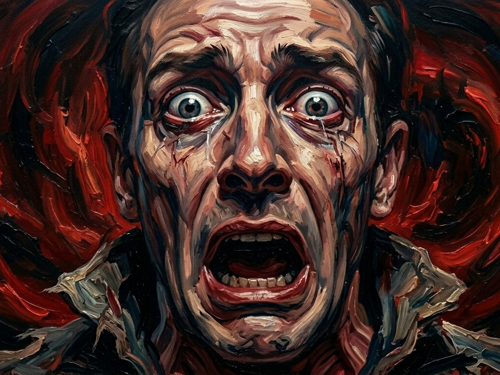 A man screams his anguish into the night: "My God, my God, why have you forsaken me?" (Matthew 27:46)... or God is dead? Is it not the same thing, for the sensible man?